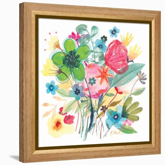 Spain Floral Bouquet 2-Kerstin Stock-Framed Stretched Canvas