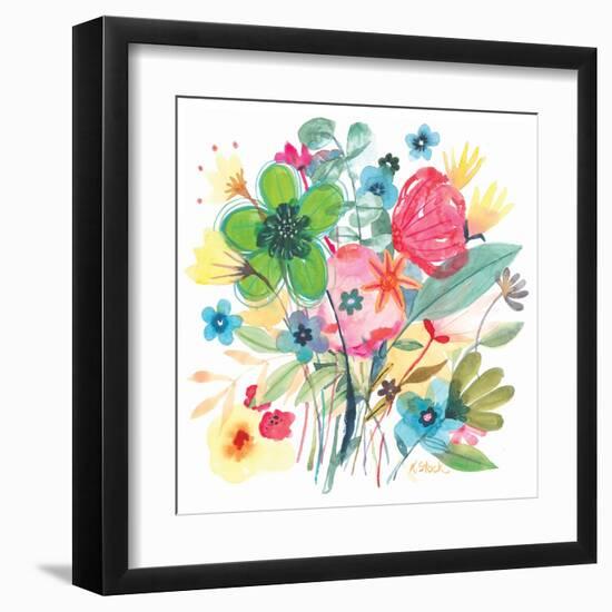 Spain Floral Bouquet 2-Kerstin Stock-Framed Art Print