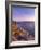 Spain, Galicia, Cangas, Yacht Sailing in Sea at Dusk-Shaun Egan-Framed Photographic Print