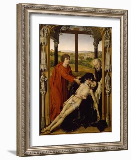 Spain, Granada, Royal Chapel of Cathedral, Pieta-Rogier van der Weyden-Framed Giclee Print