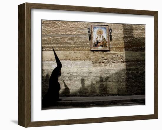 Spain Holy Week, Seville, Spain-Armando Franca-Framed Photographic Print