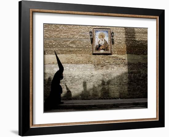 Spain Holy Week, Seville, Spain-Armando Franca-Framed Photographic Print