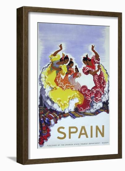 Spain Ladies-null-Framed Giclee Print