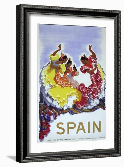 Spain Ladies-null-Framed Giclee Print