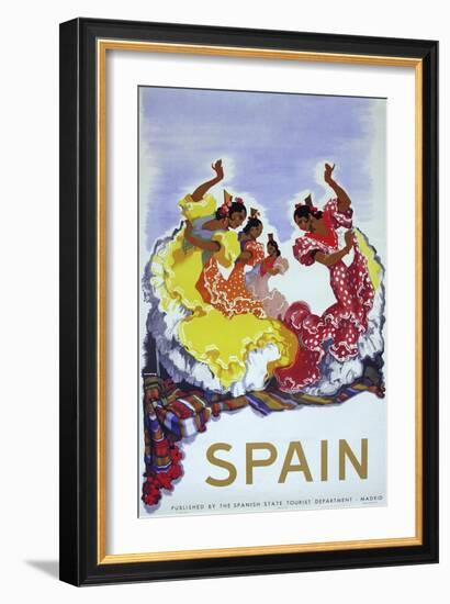 Spain Ladies-null-Framed Giclee Print