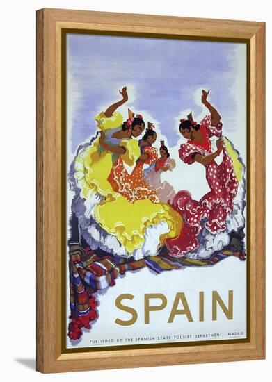 Spain Ladies-null-Framed Premier Image Canvas