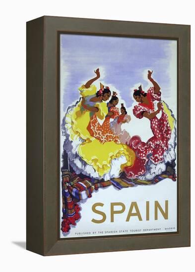 Spain Ladies-null-Framed Premier Image Canvas