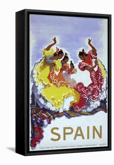 Spain Ladies-null-Framed Premier Image Canvas