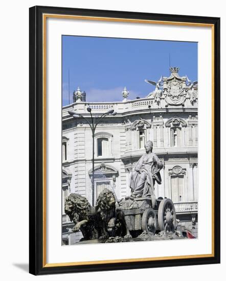 Spain, Madrid, Plaza De Cibeles, Fountain of Cybele, Detail, 1782-null-Framed Giclee Print