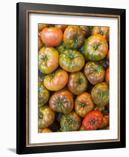 Spain, Madrid, Plaza De San Miguel, Mercado De San Miguel, Artisan Food Marketplace, Heirloom Tomat-Walter Bibikow-Framed Photographic Print