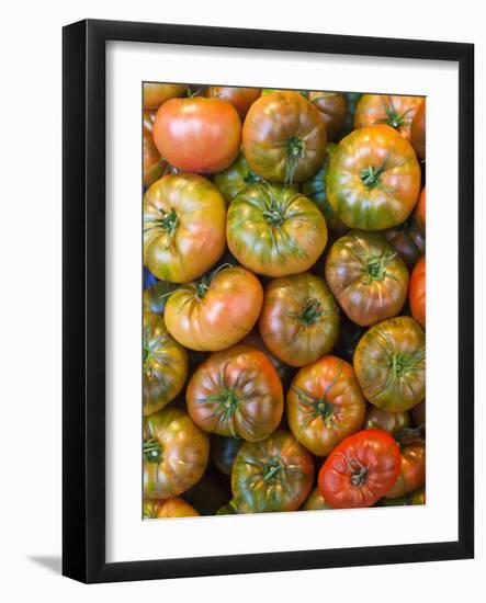 Spain, Madrid, Plaza De San Miguel, Mercado De San Miguel, Artisan Food Marketplace, Heirloom Tomat-Walter Bibikow-Framed Photographic Print
