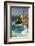 Spain, Majorca, Portocolom, Townscape, Lighthouse-Thomas Ebelt-Framed Photographic Print