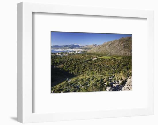 Spain, Majorca, Serra De Tramuntana, Port De Pollenca, Bay-Rainer Mirau-Framed Photographic Print