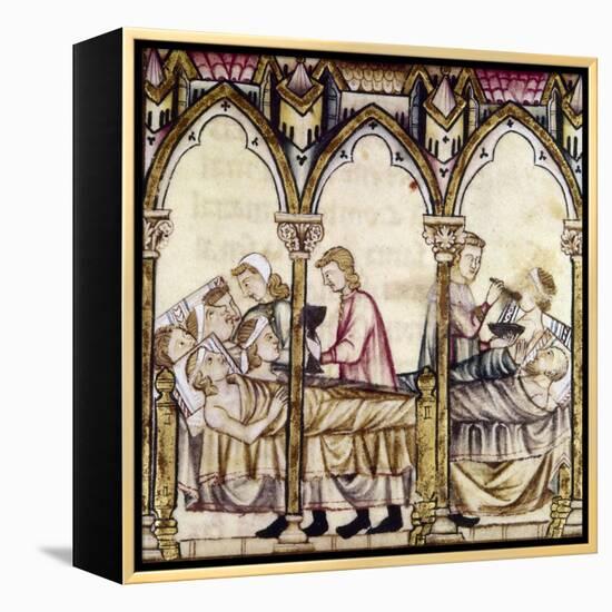 Spain: Medieval Hospital-null-Framed Premier Image Canvas