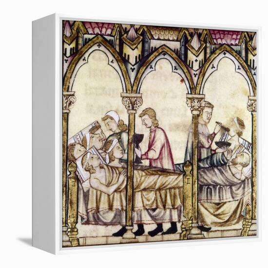 Spain: Medieval Hospital-null-Framed Premier Image Canvas