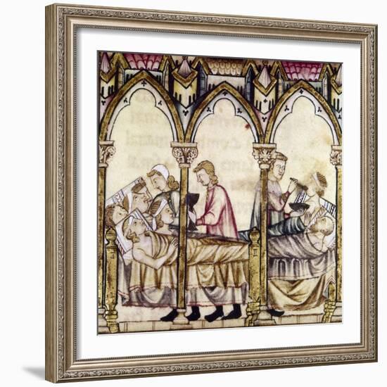 Spain: Medieval Hospital-null-Framed Giclee Print