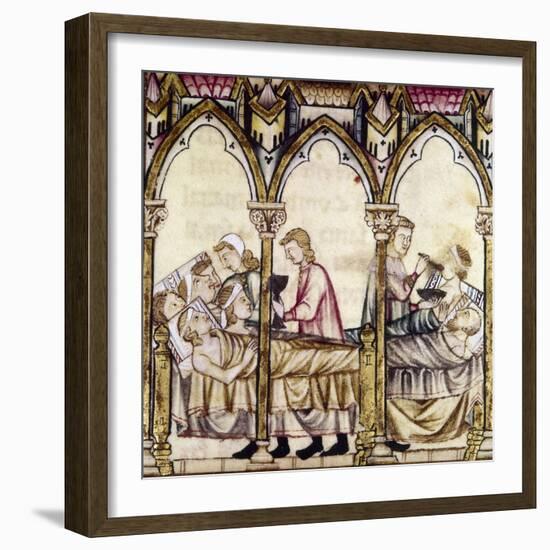 Spain: Medieval Hospital-null-Framed Giclee Print