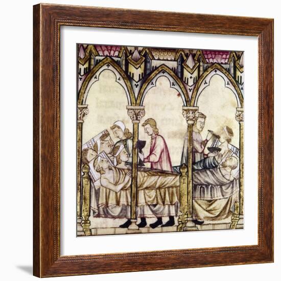 Spain: Medieval Hospital-null-Framed Giclee Print