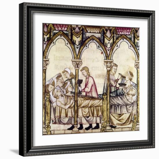 Spain: Medieval Hospital-null-Framed Giclee Print