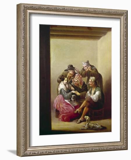 Spain: Palm-Reading-null-Framed Giclee Print