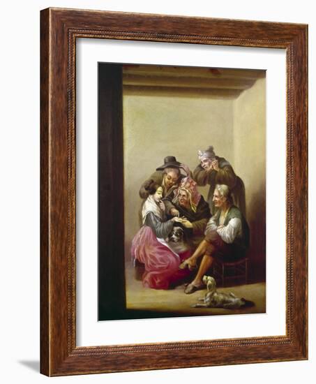 Spain: Palm-Reading-null-Framed Giclee Print