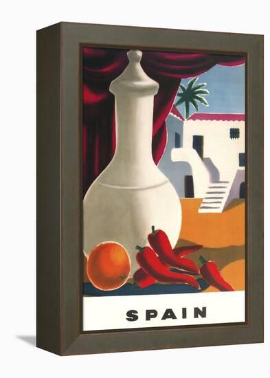 Spain Peppers-null-Framed Premier Image Canvas