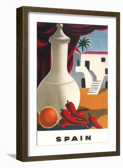 Spain Peppers-null-Framed Giclee Print