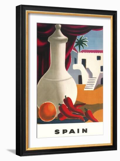 Spain Peppers-null-Framed Giclee Print