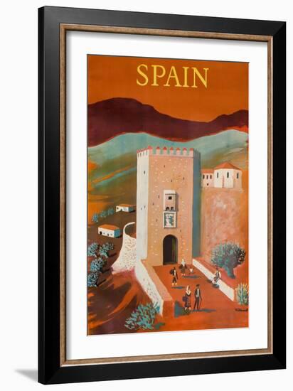 Spain Poster-Bernard Villemot-Framed Giclee Print