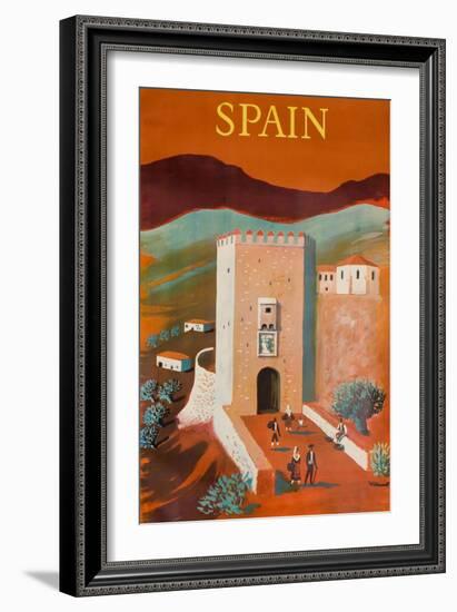 Spain Poster-Bernard Villemot-Framed Giclee Print