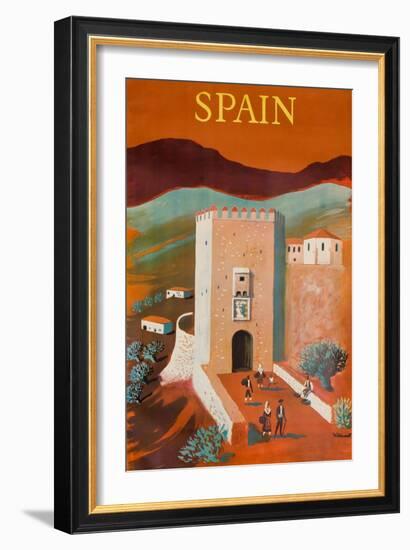 Spain Poster-Bernard Villemot-Framed Giclee Print