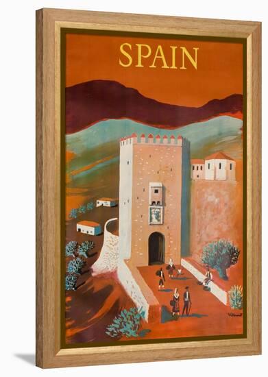 Spain Poster-Bernard Villemot-Framed Premier Image Canvas