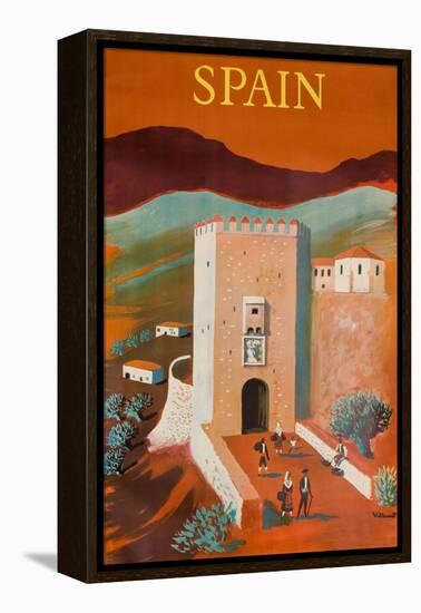 Spain Poster-Bernard Villemot-Framed Premier Image Canvas