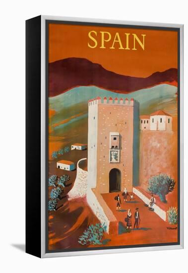 Spain Poster-Bernard Villemot-Framed Premier Image Canvas