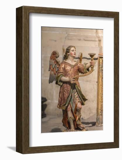 Spain, Salamanca, Religious Candle Holder in Cathedral-Jim Engelbrecht-Framed Photographic Print