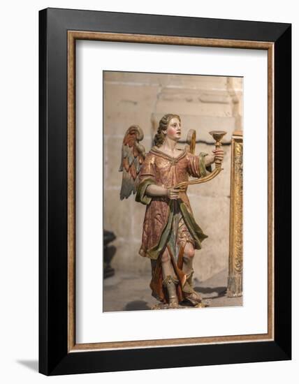 Spain, Salamanca, Religious Candle Holder in Cathedral-Jim Engelbrecht-Framed Photographic Print