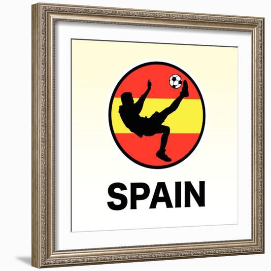 Spain Soccer-null-Framed Giclee Print