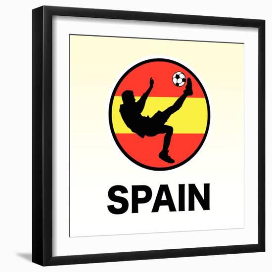 Spain Soccer-null-Framed Giclee Print