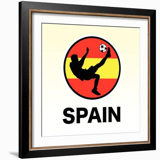 Spain Soccer-null-Framed Giclee Print