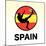 Spain Soccer-null-Mounted Giclee Print