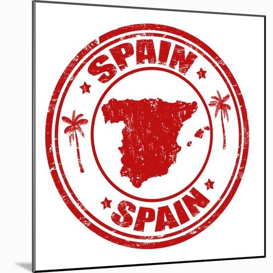 Spain Stamp-radubalint-Mounted Art Print