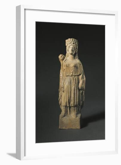 Spain, Statuette Representing the Goddess Tanit, Terracotta-null-Framed Giclee Print