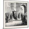 Spain: the Holy Week in Seville: the Cardinal Returning to His Palace 1873-null-Mounted Giclee Print