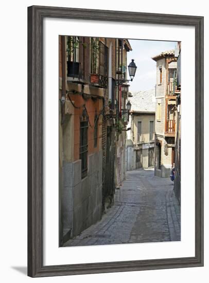 Spain, Toledo. Street-Kymri Wilt-Framed Photographic Print