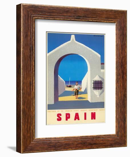 Spain Tourism c.1950s-Guy Georget-Framed Art Print