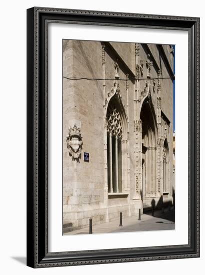 Spain, Valencia, Lonja De La Seda O De Los Mercaderes, Silk Exchange Facade-null-Framed Giclee Print