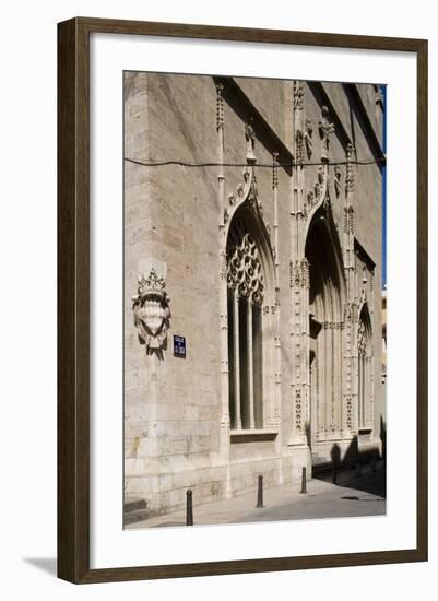 Spain, Valencia, Lonja De La Seda O De Los Mercaderes, Silk Exchange Facade-null-Framed Giclee Print