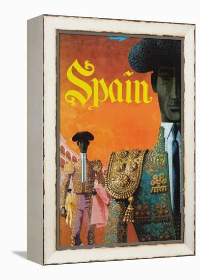 Spain-David Klein-Framed Stretched Canvas