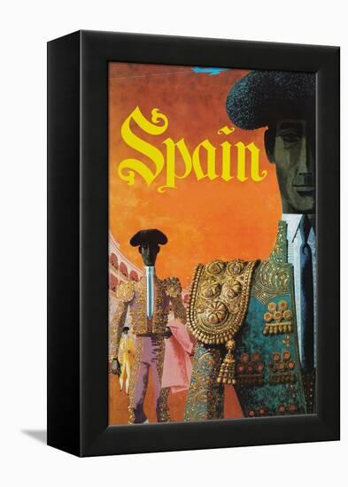 Spain-David Klein-Framed Stretched Canvas