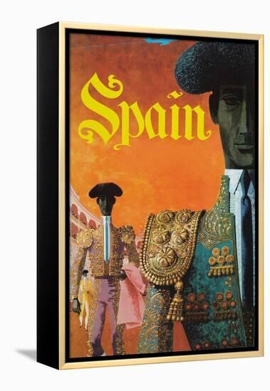 Spain-David Klein-Framed Stretched Canvas